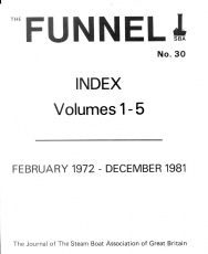 SBA Funnel magazine - index for issue nos 1 - 29